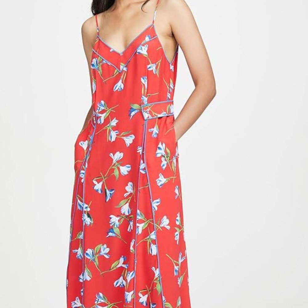 rag & bone, size small, red hugo floral dress